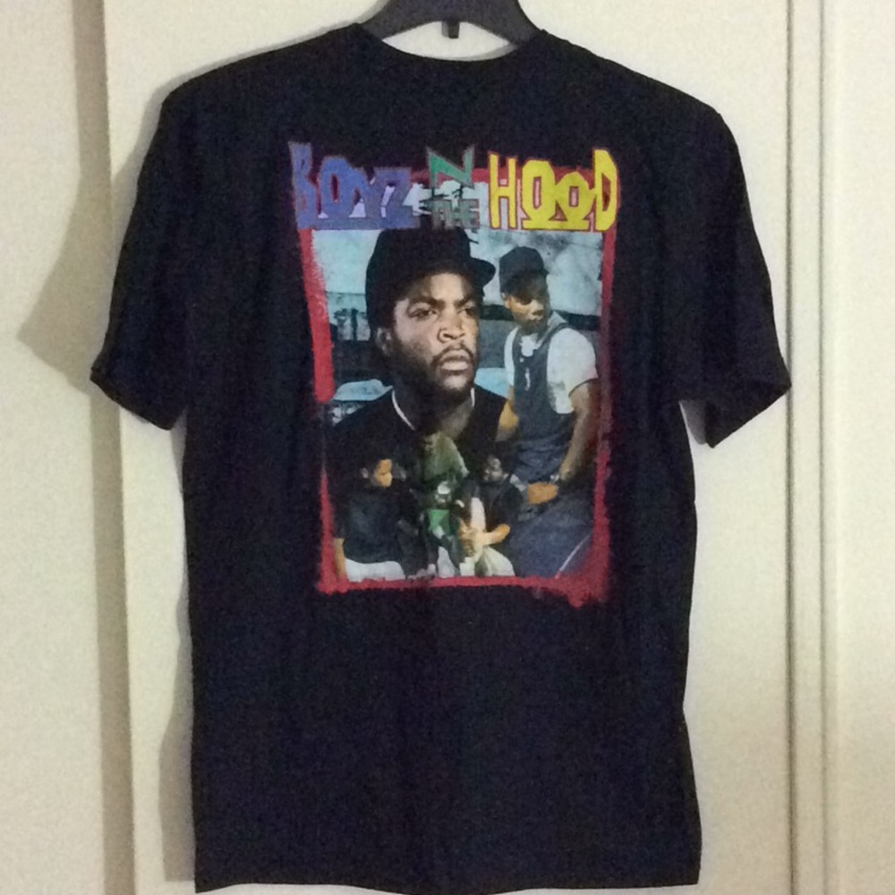 men multi color boyz n the hood t-shirt 💕💕💕